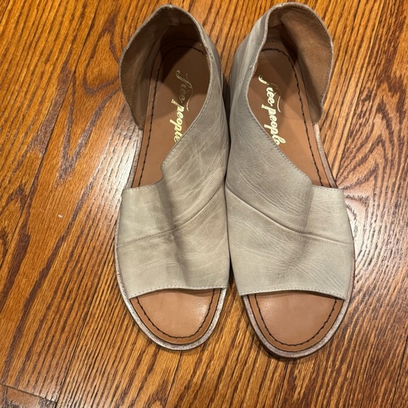 Free People Mont Blanc Sandals in cream size 8 EU 38 - Picture 6 of 10